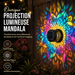 Charger l'image dans la galerie, ✨ Applique murale solaire mandala | Projecteur pour clôture de jardin extérieur 🪐🌌