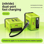 Charger l'image dans la galerie, 💥Chargeur ultra-rapide avec câble rétractable  3 en 1 GaN 120 W
