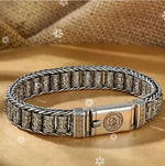 Charger l'image dans la galerie, Bracelet Roue de Prière Tibétaine – Argent 925, Porte-Bonheur
