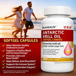 Charger l'image dans la galerie, Capsules d'huile de krill avec oméga 3 et astaxanthine
