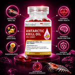 Charger l'image dans la galerie, Capsules d'huile de krill avec oméga 3 et astaxanthine
