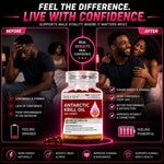 Charger l'image dans la galerie, Capsules d'huile de krill avec oméga 3 et astaxanthine
