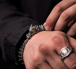 Charger l'image dans la galerie, 👑Bracelet vintage original fait main à la mode avec tête de dragon (2026)

