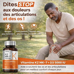 Charger l'image dans la galerie, Capsules Molles pour Soutenir la Solidité des Os -Vitamine D3 + K2
