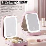 Charger l'image dans la galerie, Miroir de maquillage réglable à LED tricolore
