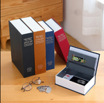 Charger l'image dans la galerie, Coffre-fort secret en forme de livre avec clé et mot de passe ⏰🔒💵
