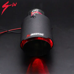 Charger l'image dans la galerie, 🔥🔥🔥Embout d'échappement en fibre de carbone avec lumière LED en stock🔥🔥🔥
