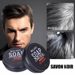 Charger l'image dans la galerie, Shampoing pour cheveux blancs afin de retrouver des cheveux noirs. Ce shampoing pour hommes hydrate en douceur les cheveux noirs et les rend soyeux
