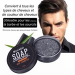 Charger l'image dans la galerie, Shampoing pour cheveux blancs afin de retrouver des cheveux noirs. Ce shampoing pour hommes hydrate en douceur les cheveux noirs et les rend soyeux
