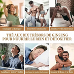 Charger l'image dans la galerie, Offre à durée limitée : 40 % de réduction sur la tisane au ginseng et aux baies de goji, une formule de tisane chinoise pour la santé des reins.
