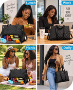 Charger l'image dans la galerie, Sac à lunch fourre-tout pour femme + portefeuille offert
