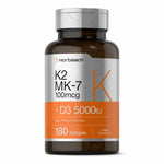 Charger l'image dans la galerie, Capsules Molles pour Soutenir la Solidité des Os -Vitamine D3 + K2
