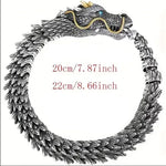 Charger l'image dans la galerie, 👑Bracelet vintage original fait main à la mode avec tête de dragon (2026)
