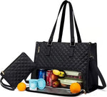 Charger l'image dans la galerie, Sac à lunch fourre-tout pour femme + portefeuille offert
