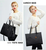 Charger l'image dans la galerie, Sac à lunch fourre-tout pour femme + portefeuille offert
