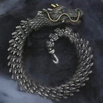 Charger et lire la vidéo dans la visionneuse de la Galerie, 👑Bracelet vintage original fait main à la mode avec tête de dragon (2026)

