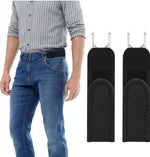 Charger l'image dans la galerie, ( 2 Pcs ) Ceinture élastique unisexe à crochet métallique, réglable, sans boucle, invisible pour hommes et femmes.
